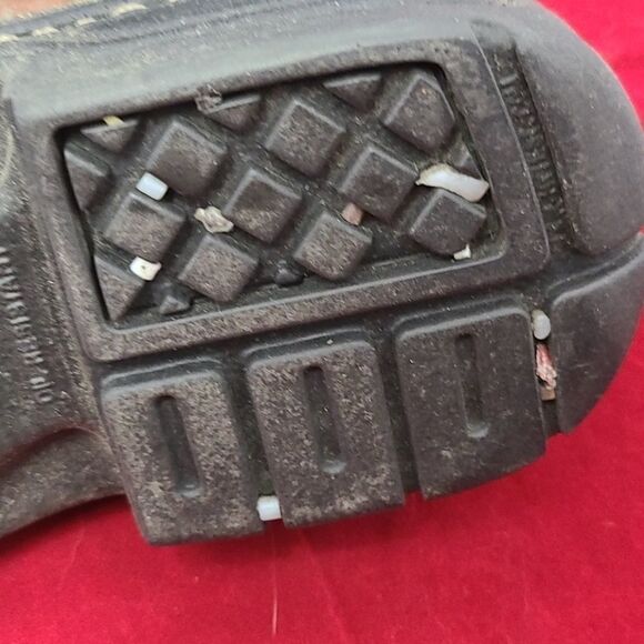 HYTEST 17141 Women's Brown Steel Toe Slip On Shoe Work Factory Worker - Picture 11 of 13